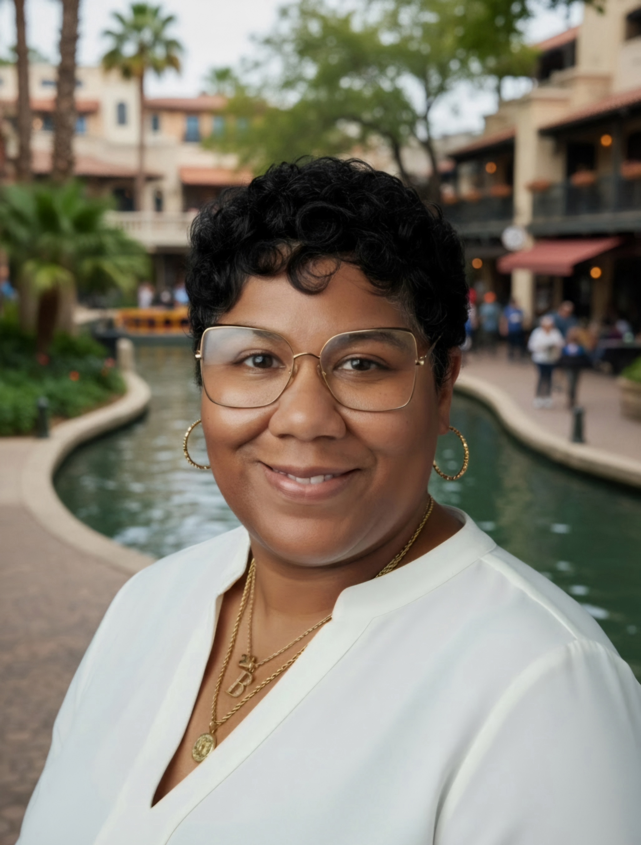 Brittney Smith, founder of The BookSmith Company LLC, at the San Antonio River Walk
